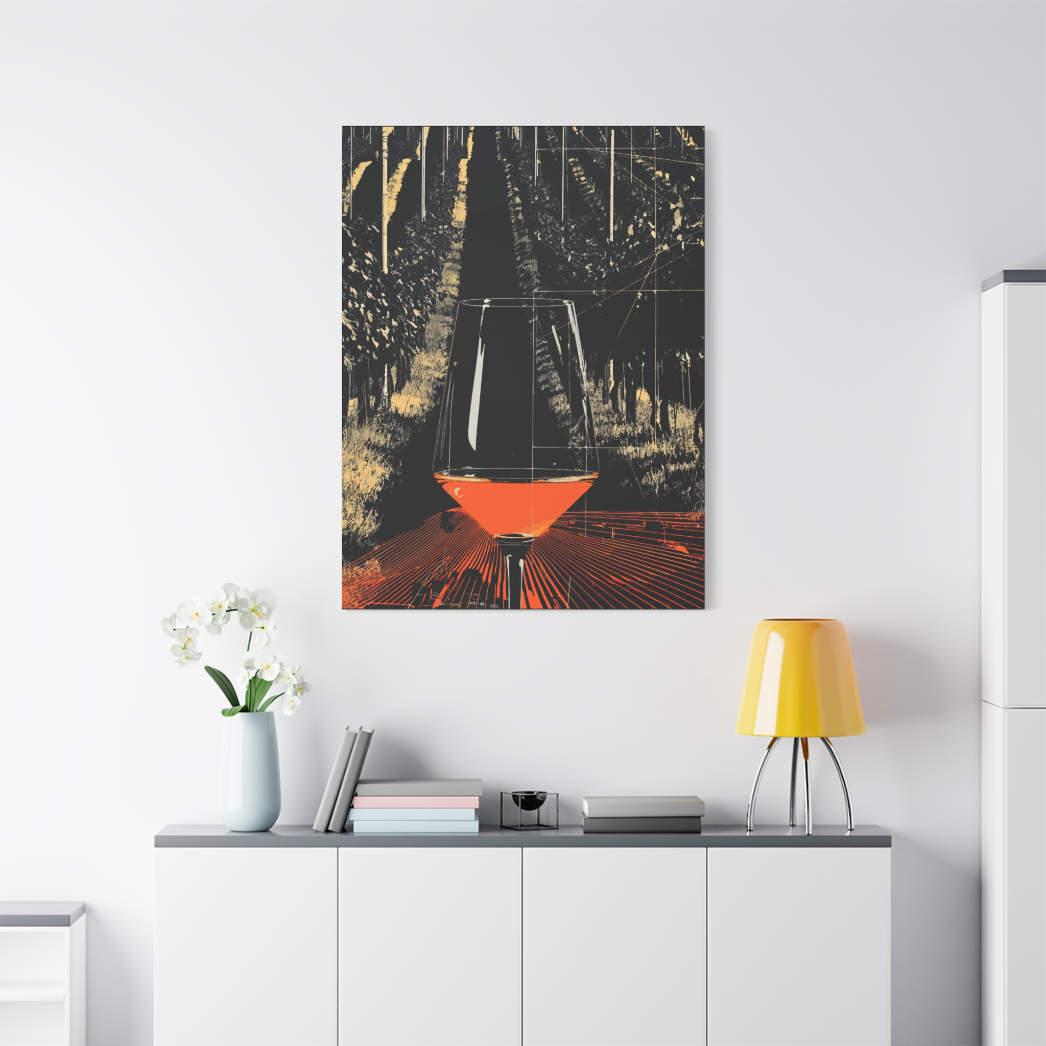 Wine Lover's Matte Canvas Art - Stretched Vineyard Artwork for Home Decor - Image 11