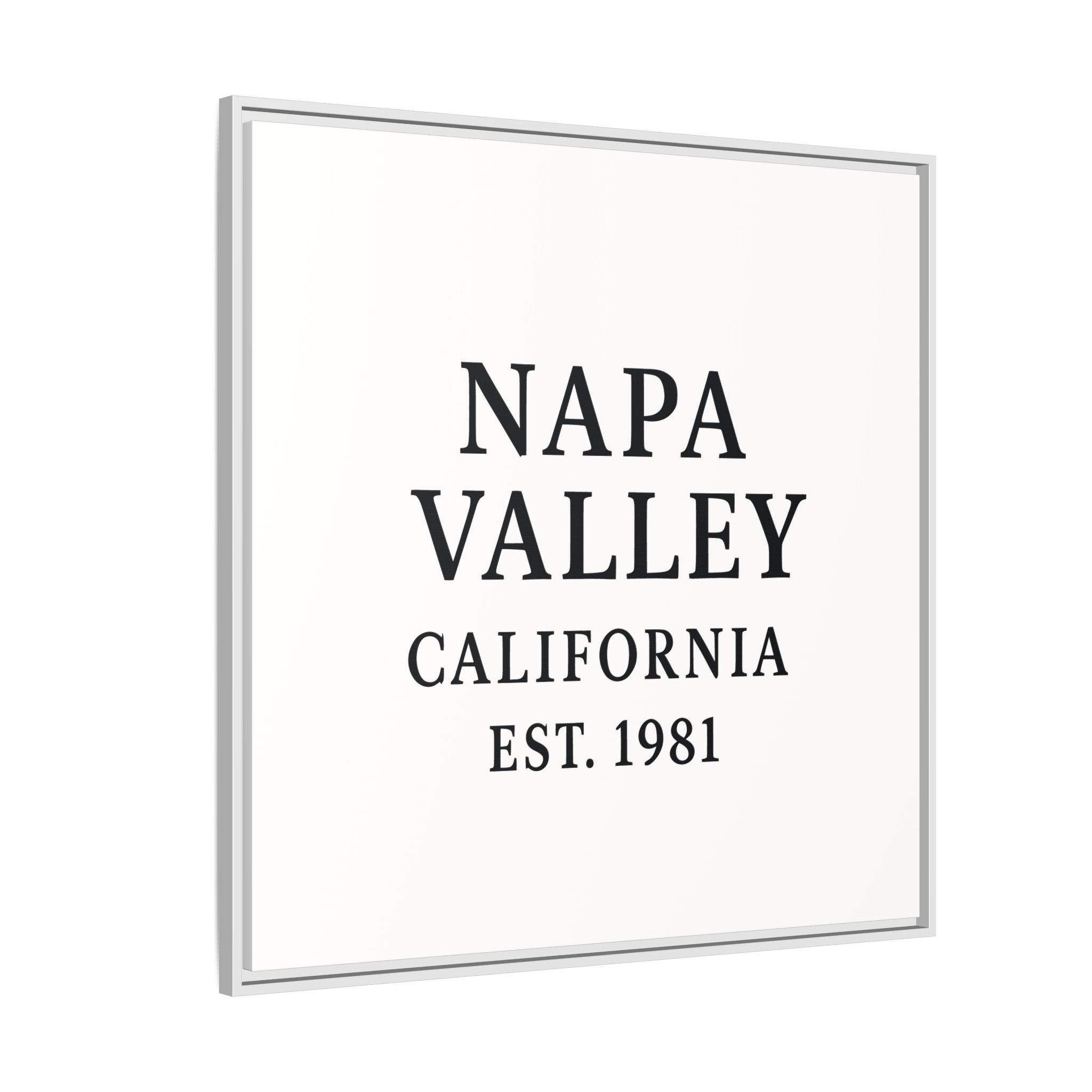 Napa Valley California Wine Region Typography Canvas Print for Kitchen, Bar, or Tasting Room Wall Decor - Image 118