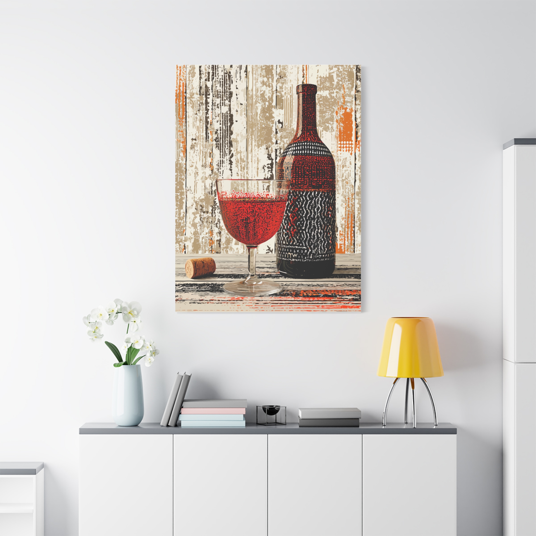 Wine-Themed Matte Canvas Wall Art - Perfect for Home Decor and Celebrations - Image 11