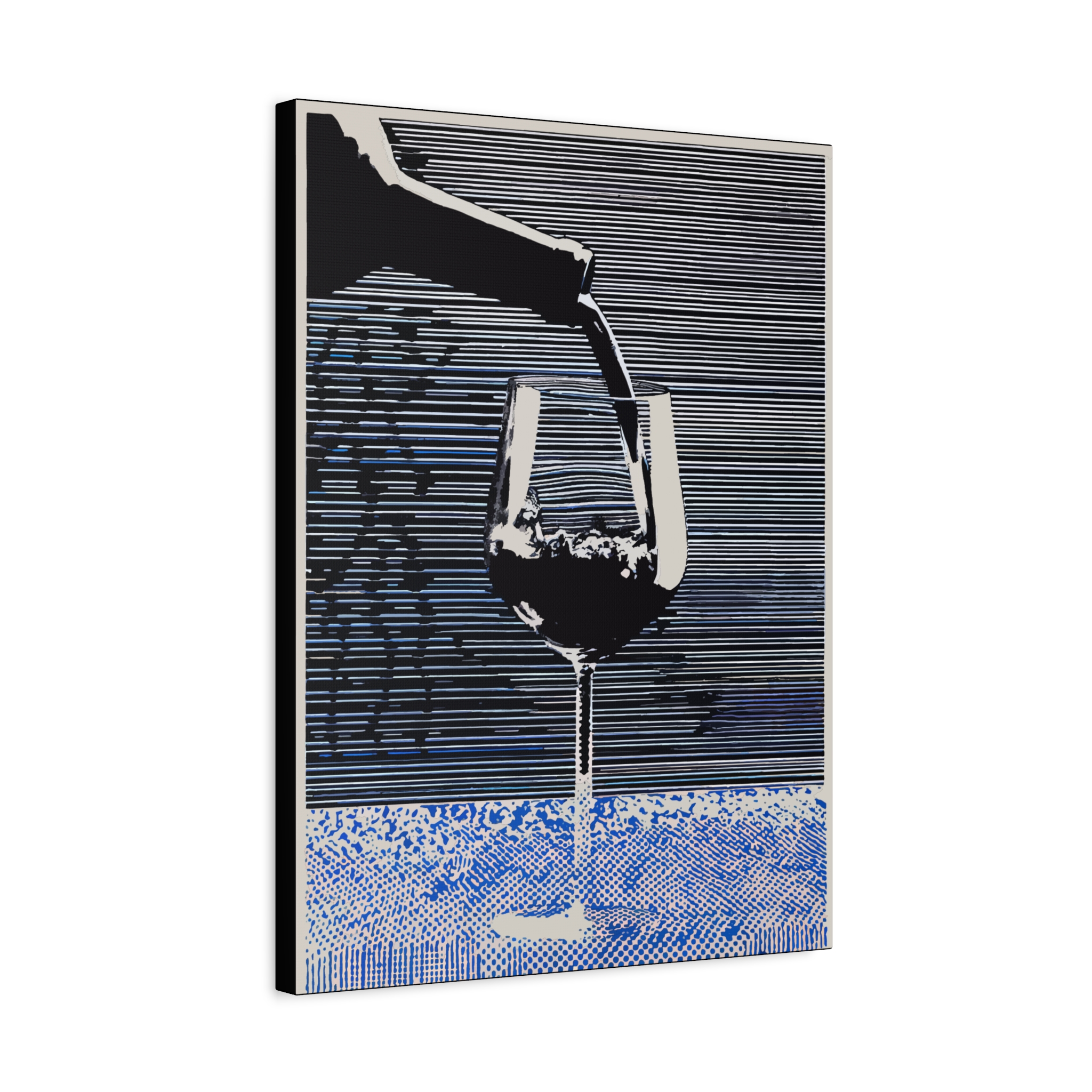 Elegant Wine Canvas Art - Modern Wall Decor - Image 2