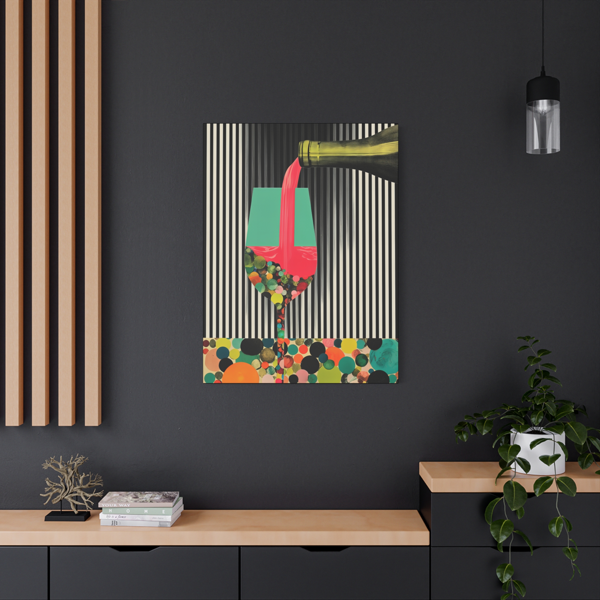 Colorful Champagne Canvas Art - Entertainers' Wall Décor - Image 8