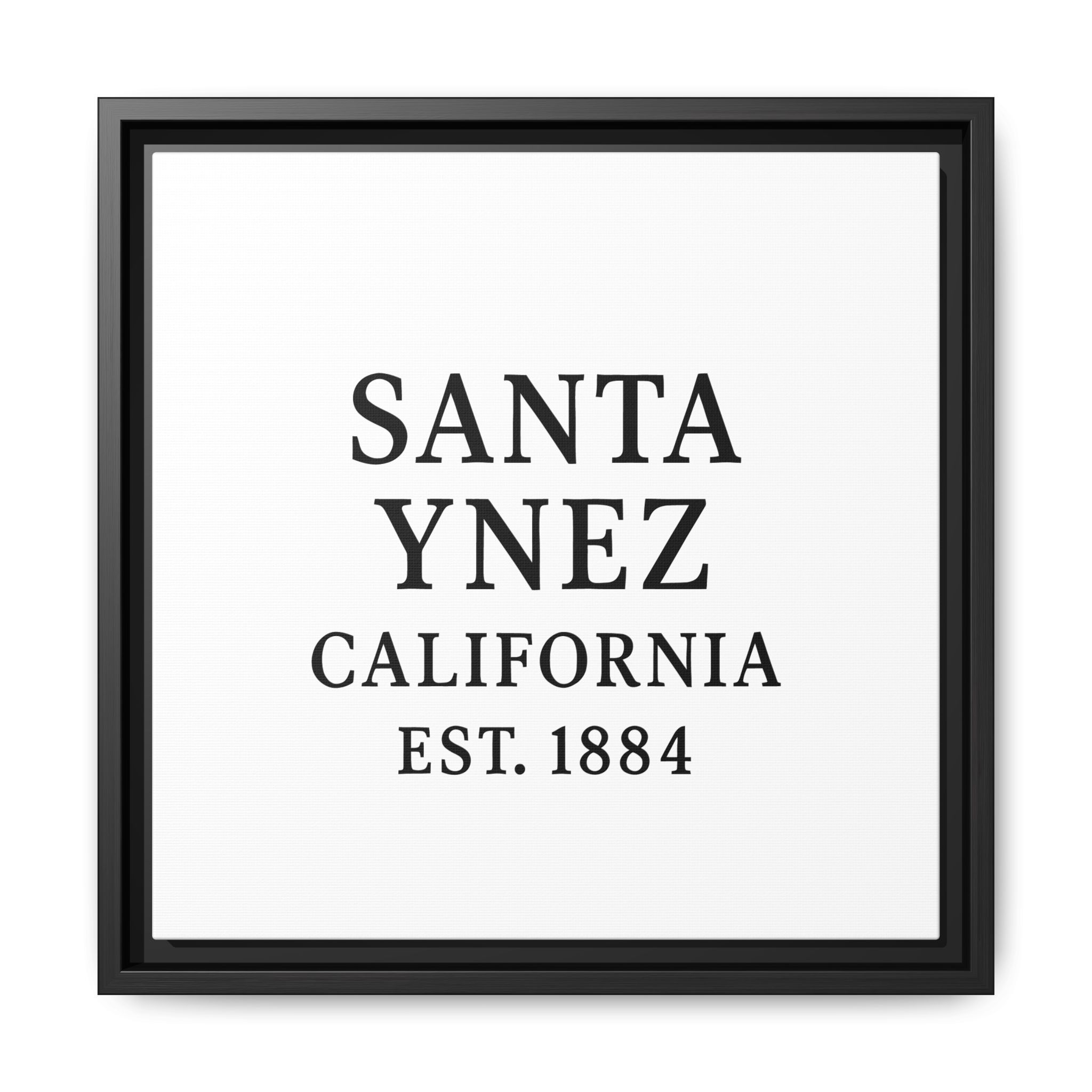 Santa Ynez California Wine Region Canvas Wall Art for Vineyard Kitchen Decor and Wine Collectors
