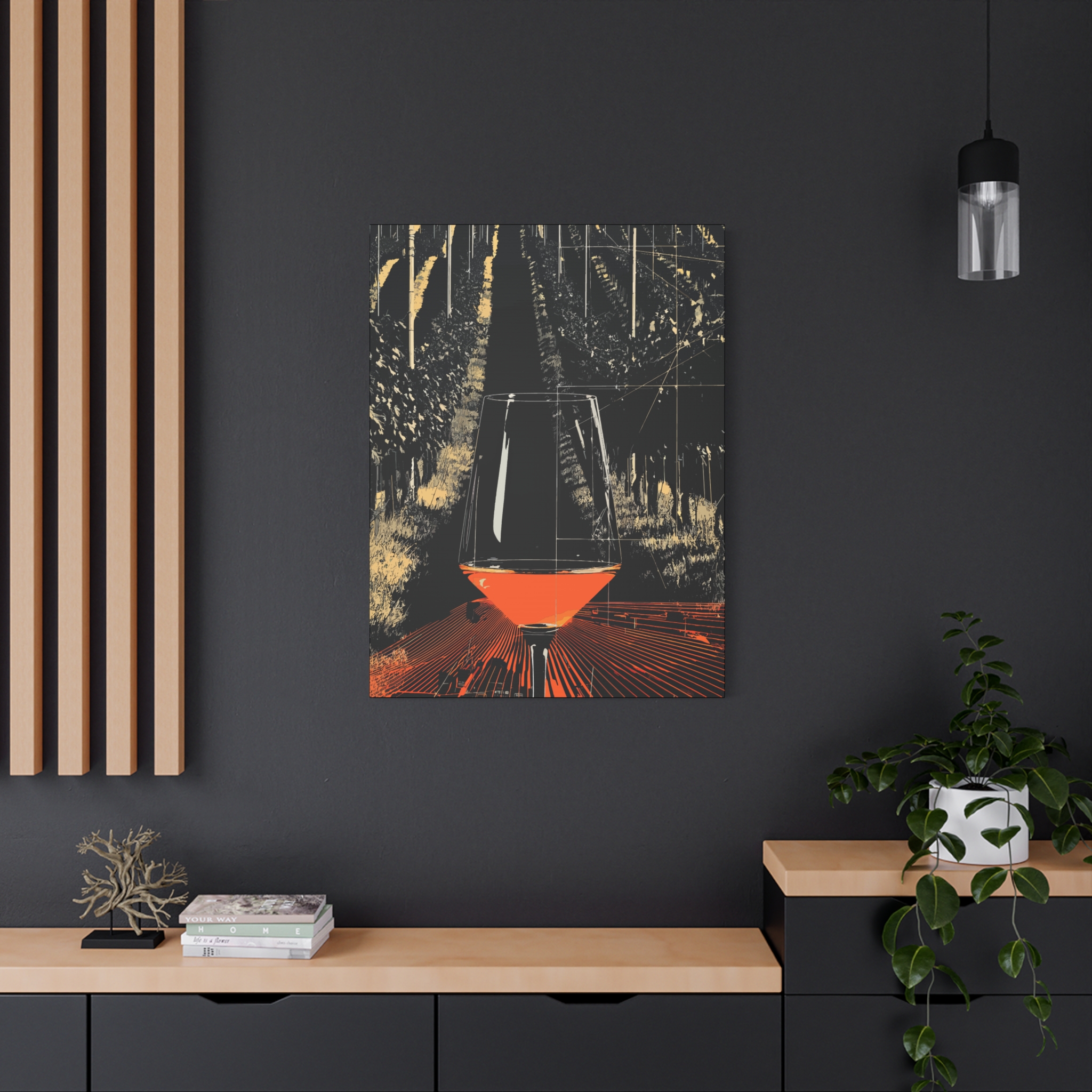 Wine Lover's Matte Canvas Art - Stretched Vineyard Artwork for Home Decor - Image 8