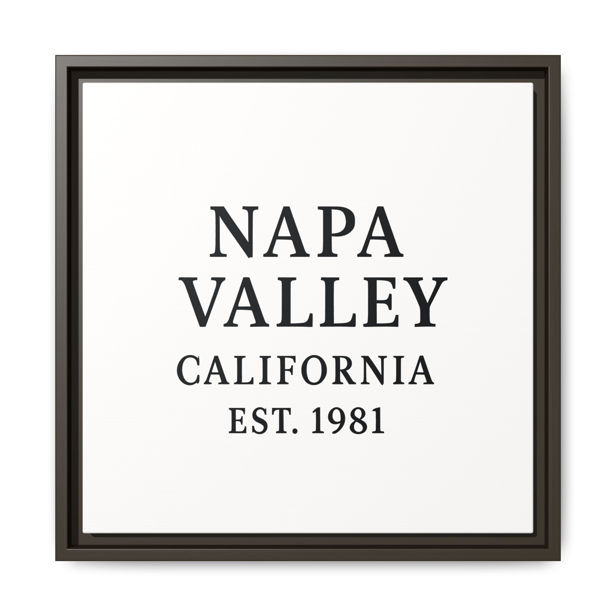 Napa Valley California Wine Region Typography Canvas Print for Kitchen, Bar, or Tasting Room Wall Decor - Image 77