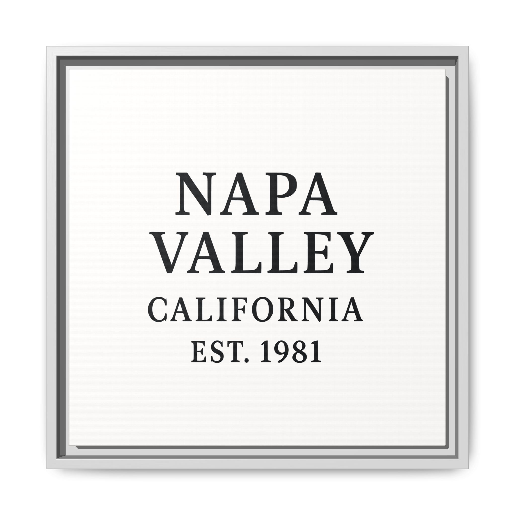 Napa Valley California Wine Region Typography Canvas Print for Kitchen, Bar, or Tasting Room Wall Decor - Image 81