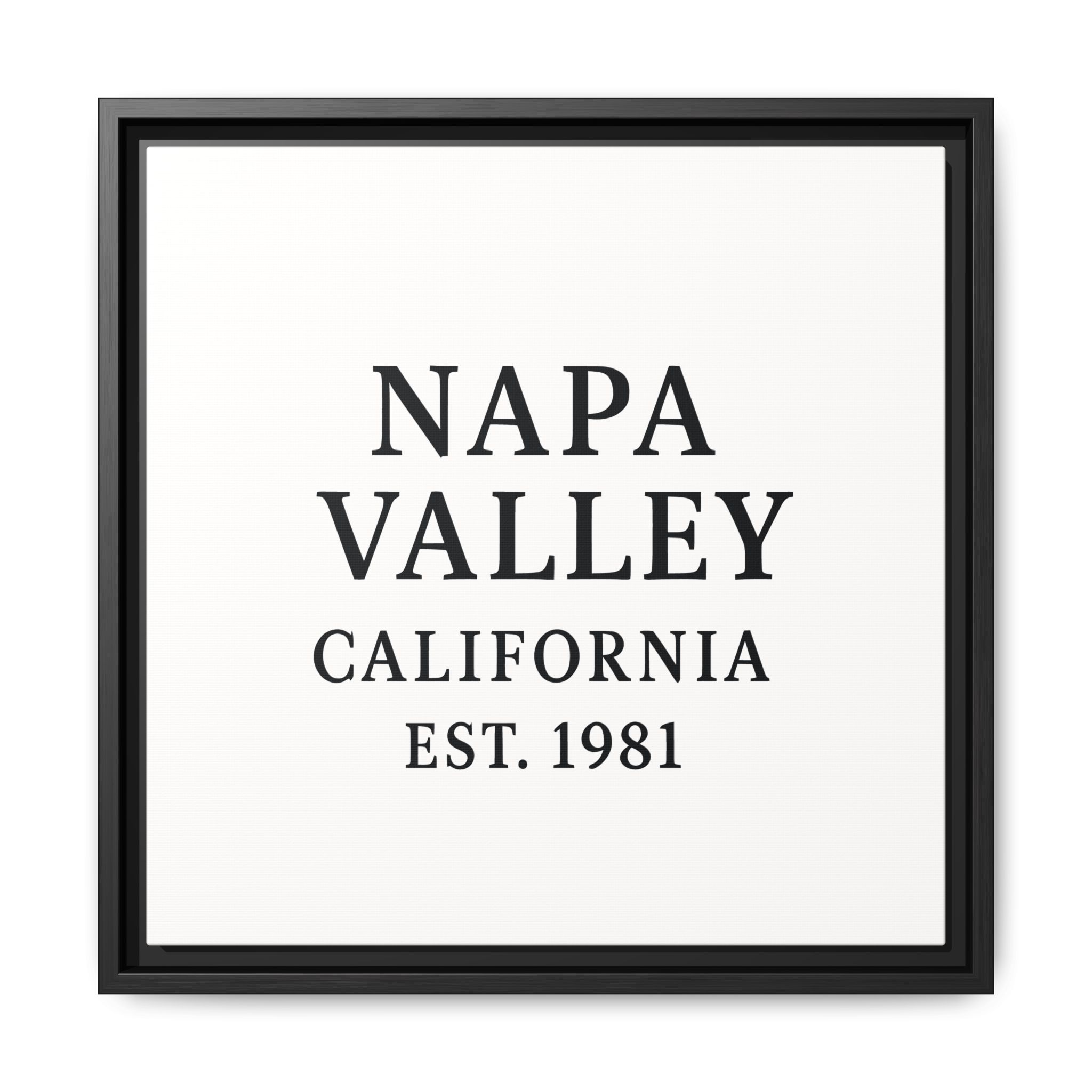 Napa Valley California Wine Region Typography Canvas Print for Kitchen, Bar, or Tasting Room Wall Decor - Image 73