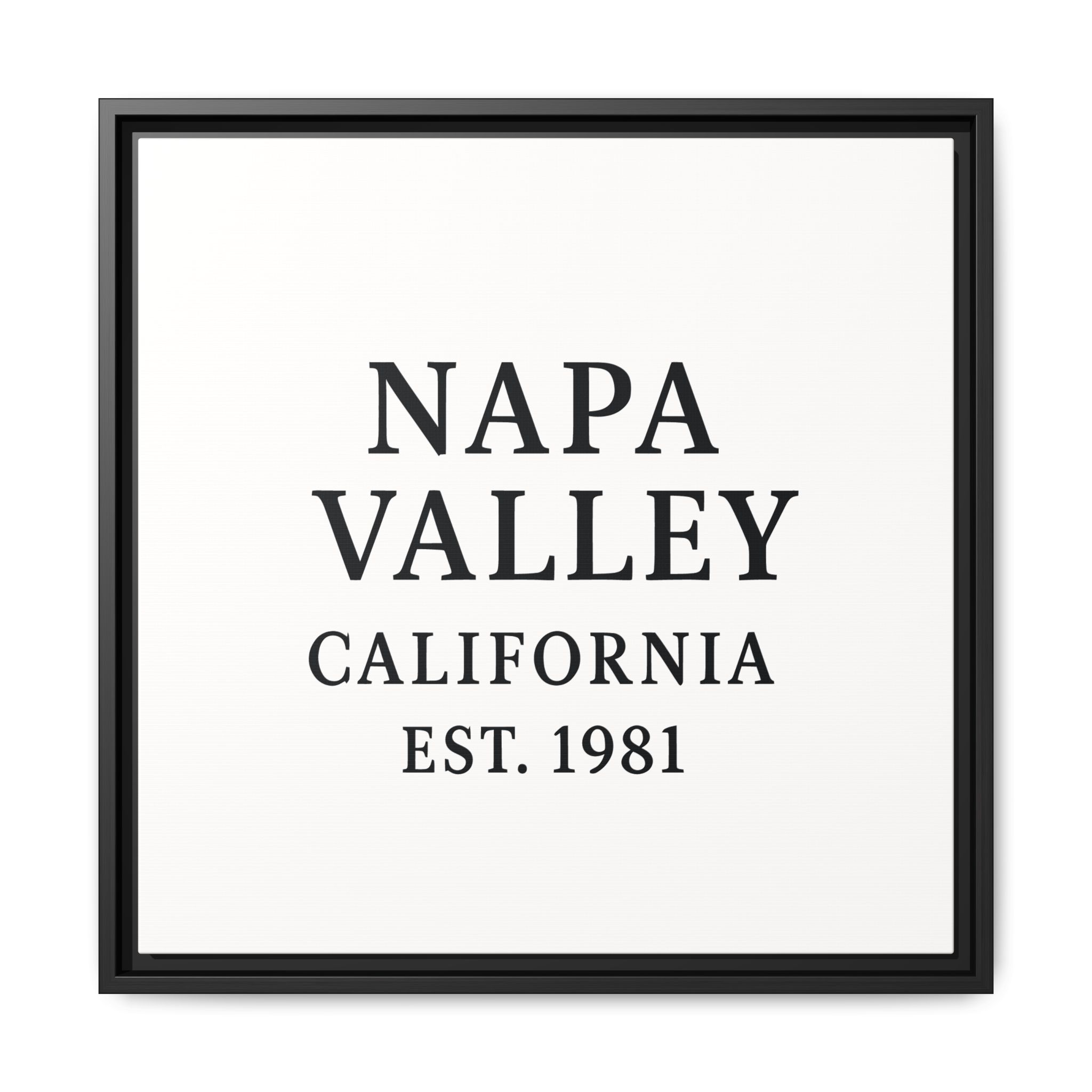 Napa Valley California Wine Region Typography Canvas Print for Kitchen, Bar, or Tasting Room Wall Decor - Image 85