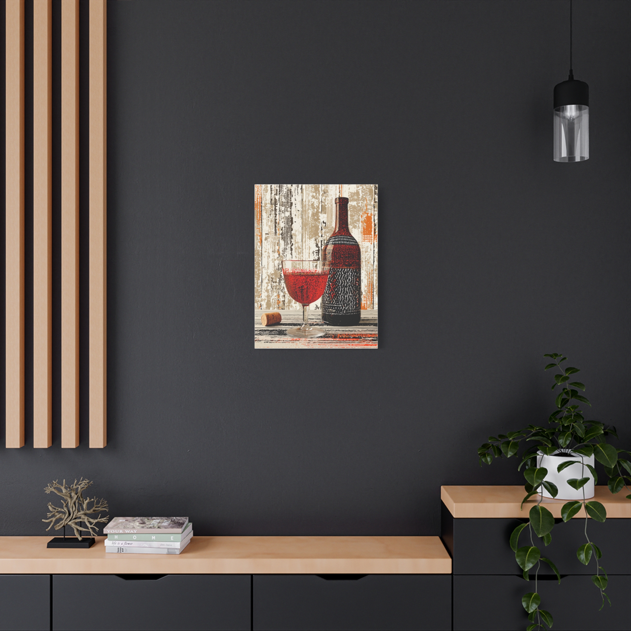 Wine-Themed Matte Canvas Wall Art - Perfect for Home Decor and Celebrations - Image 4
