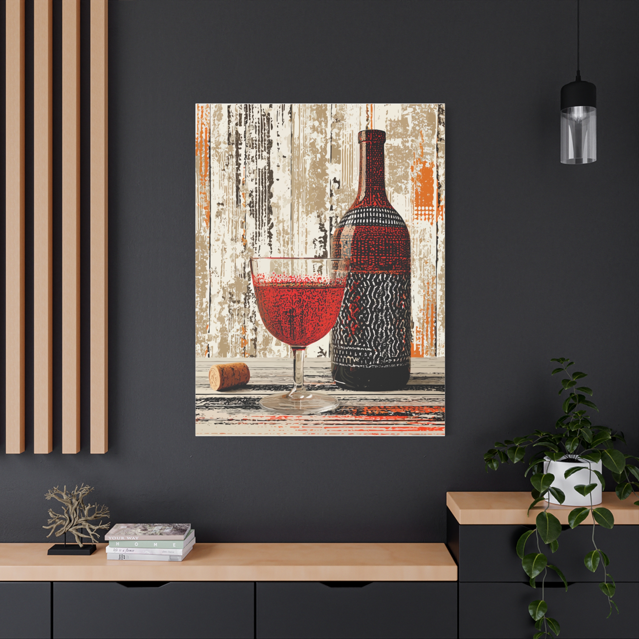 Wine-Themed Matte Canvas Wall Art - Perfect for Home Decor and Celebrations - Image 12