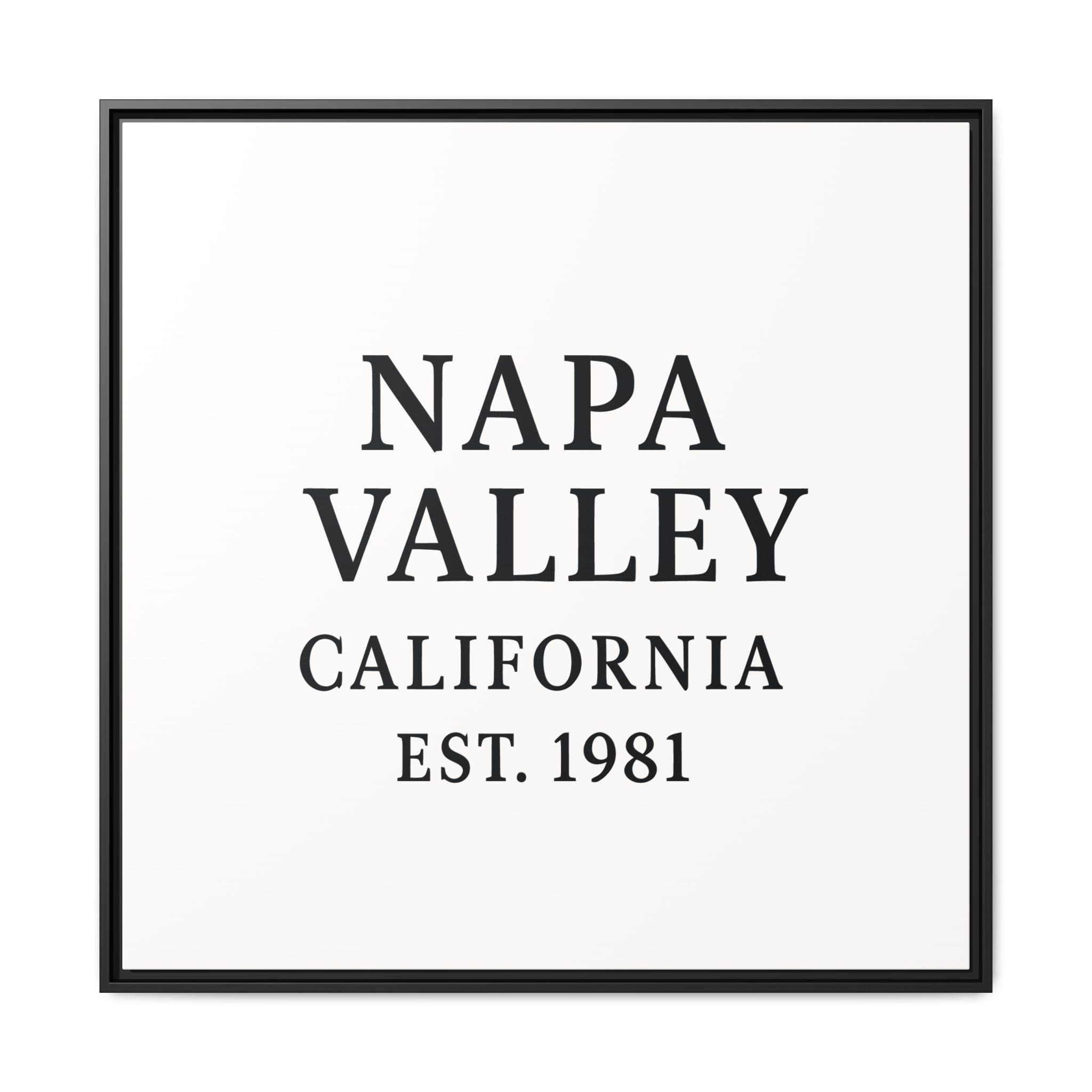 Napa Valley California Wine Region Typography Canvas Print for Kitchen, Bar, or Tasting Room Wall Decor - Image 109