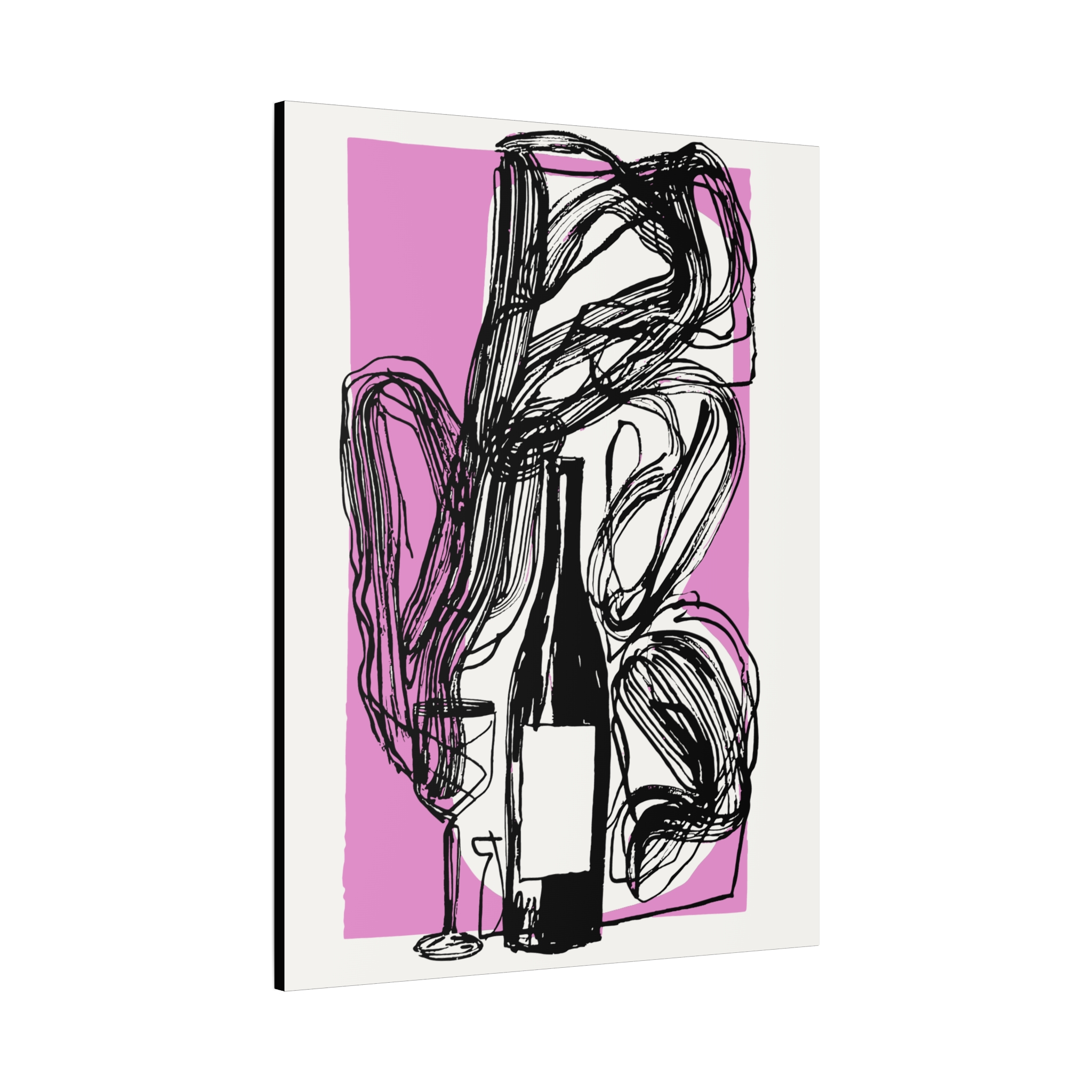 Modern Wine Art Canvas Print - Stylish Home Décor for Wine Lovers - Image 10