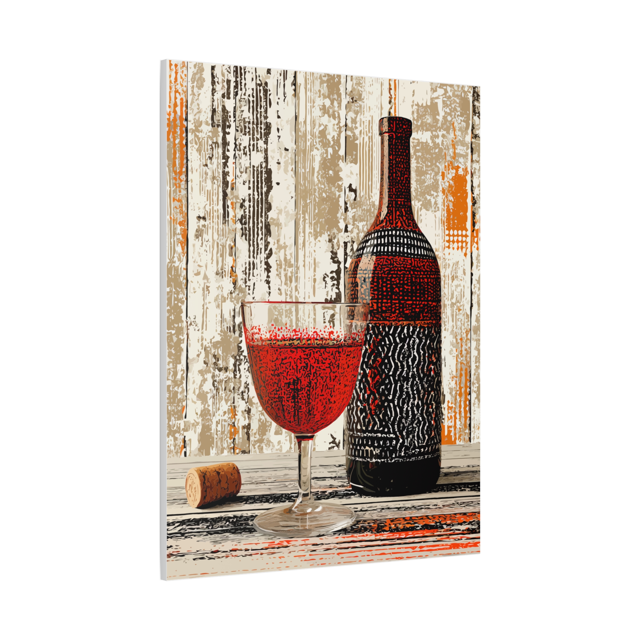 Wine-Themed Matte Canvas Wall Art - Perfect for Home Decor and Celebrations - Image 10