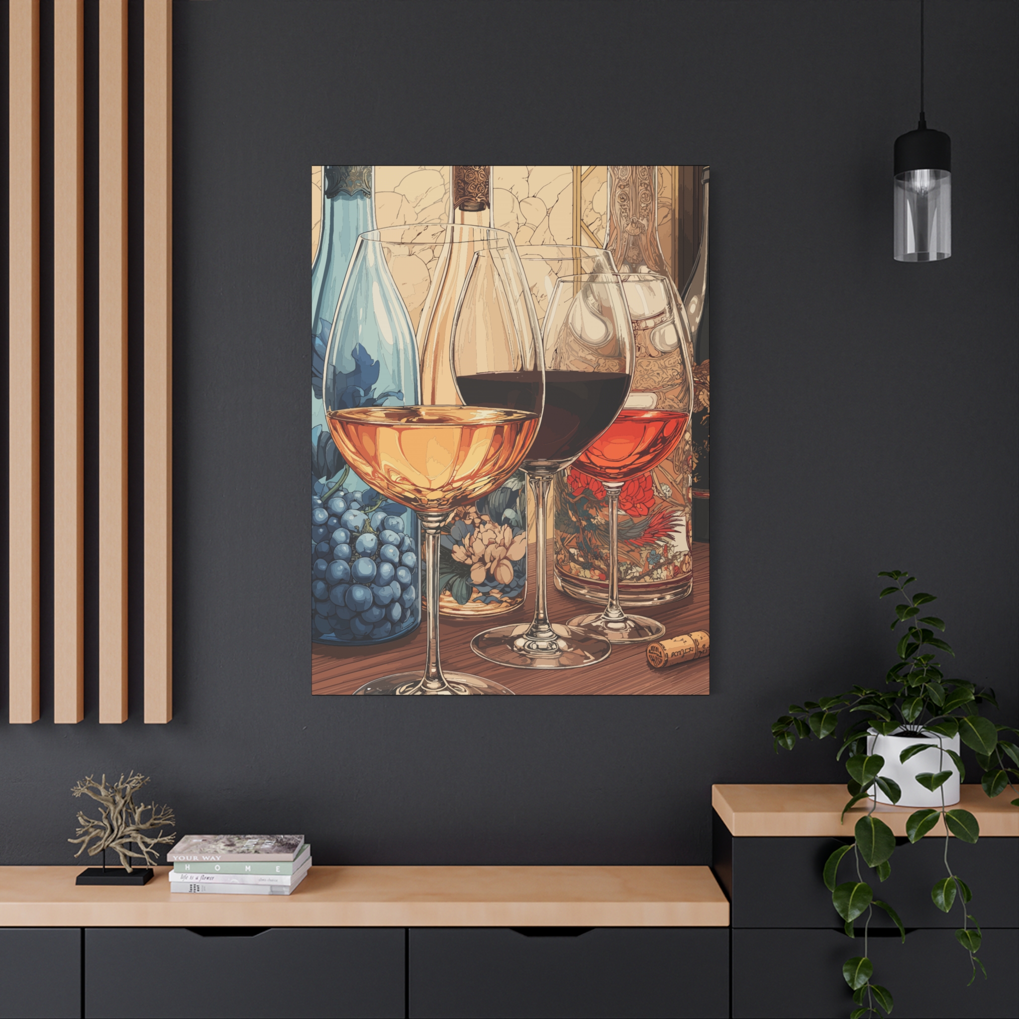 Wine Lover's Art Canvas Print - Elegant Wall Decor for Home and Kitchen - Image 12