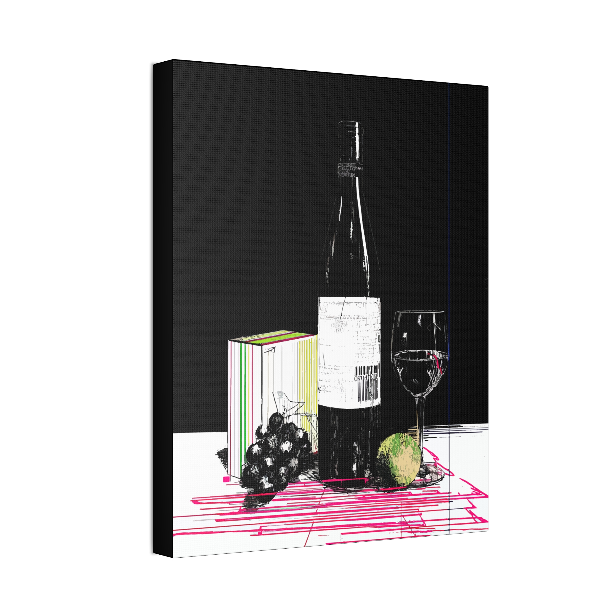 Wine-Themed Canvas Art Print - Elegant Decor for Home & Dining - Image 6