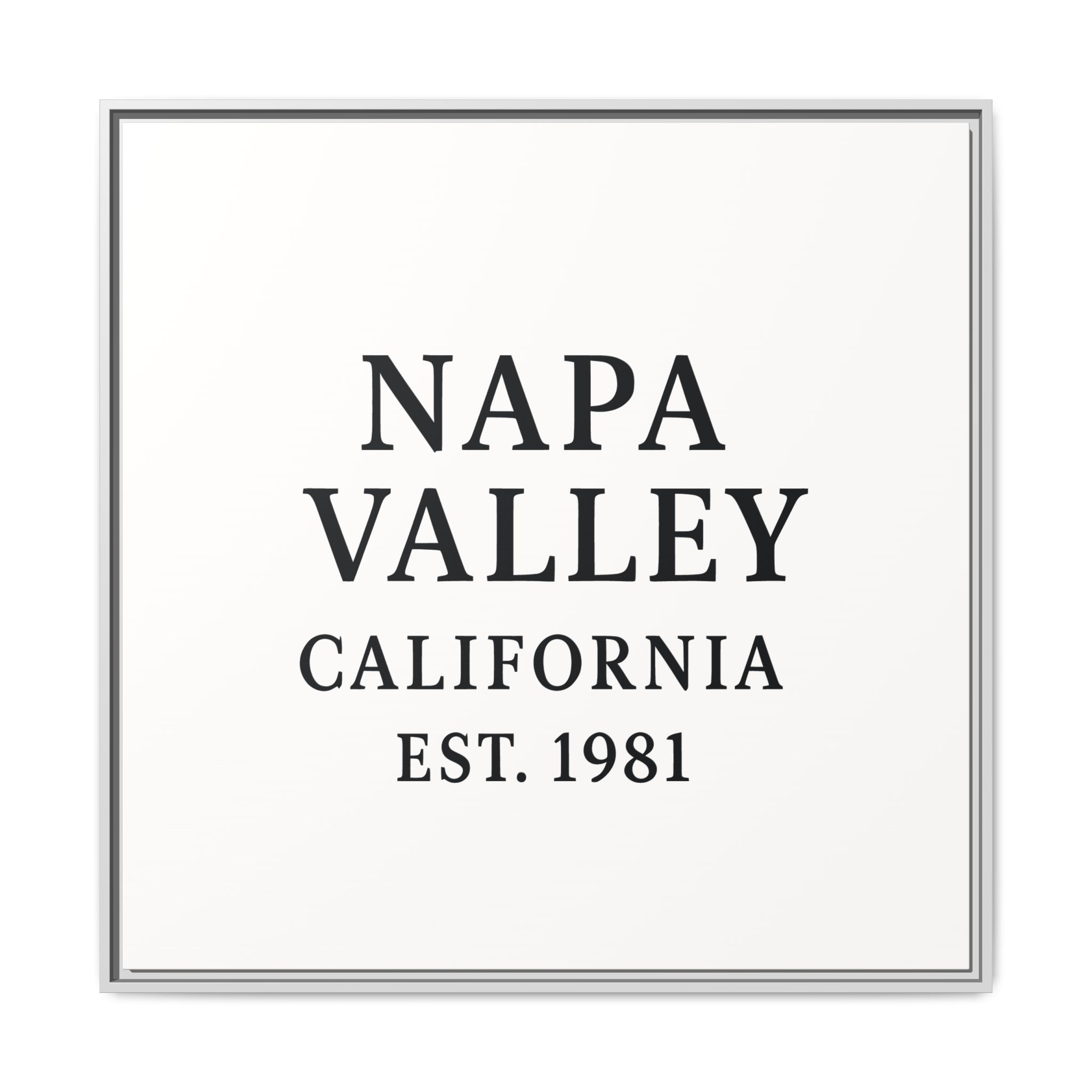 Napa Valley California Wine Region Typography Canvas Print for Kitchen, Bar, or Tasting Room Wall Decor - Image 117