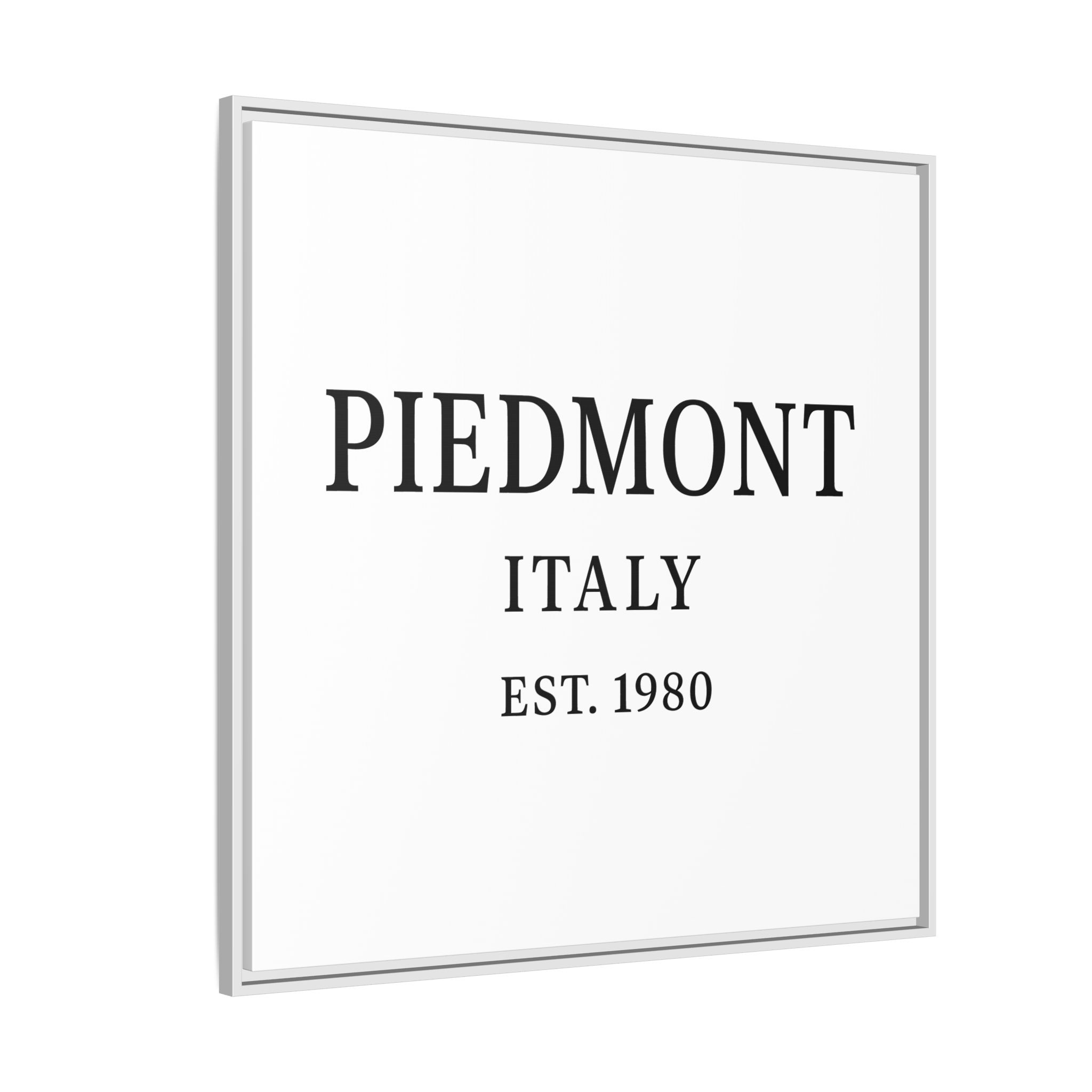 Piedmont Italy Wine Region Typography Print - Image 118
