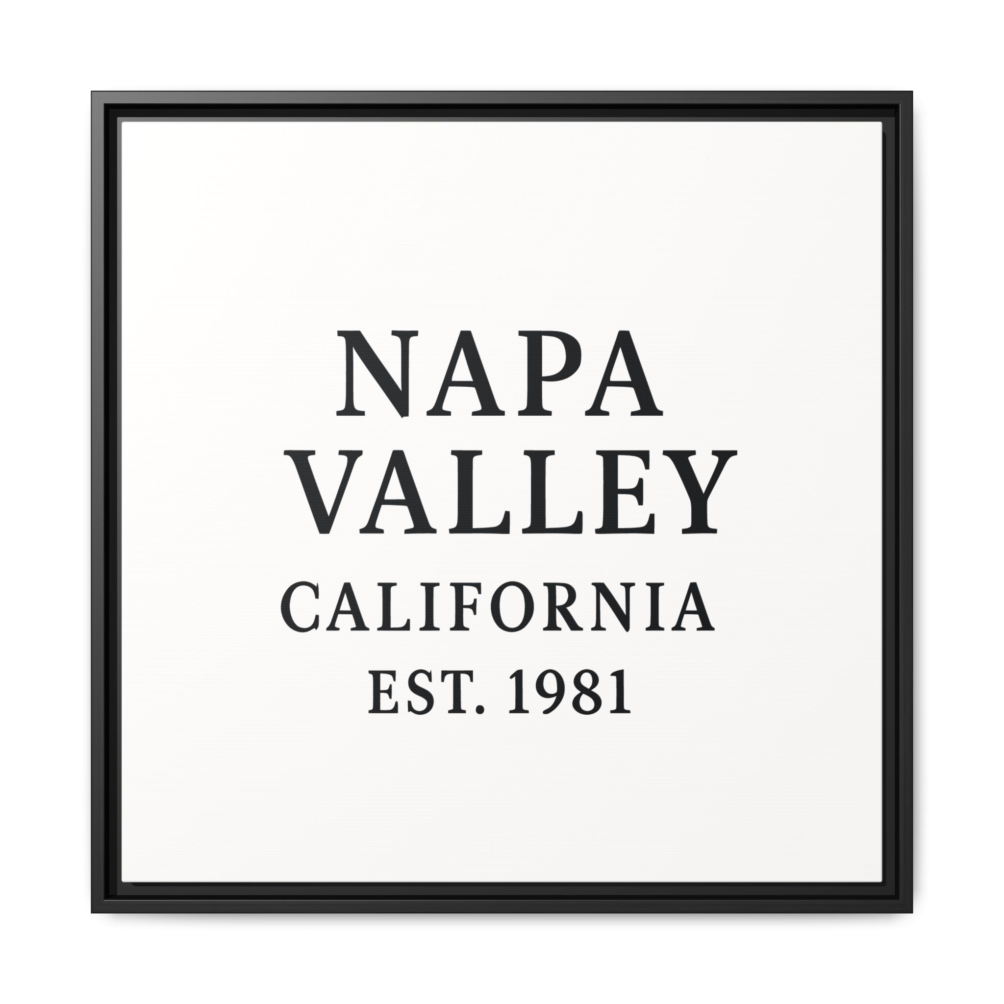 Napa Valley California Wine Region Typography Canvas Print for Kitchen, Bar, or Tasting Room Wall Decor - Image 5