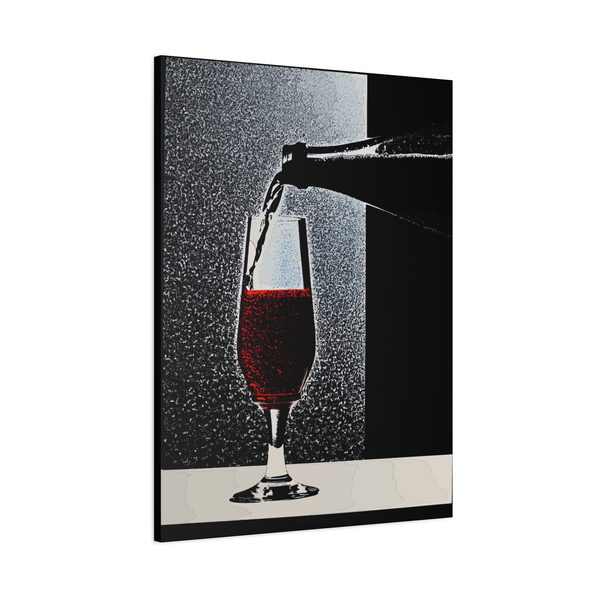 Vintage Champagne Art Print - Matte Canvas Wall Decor - Image 6