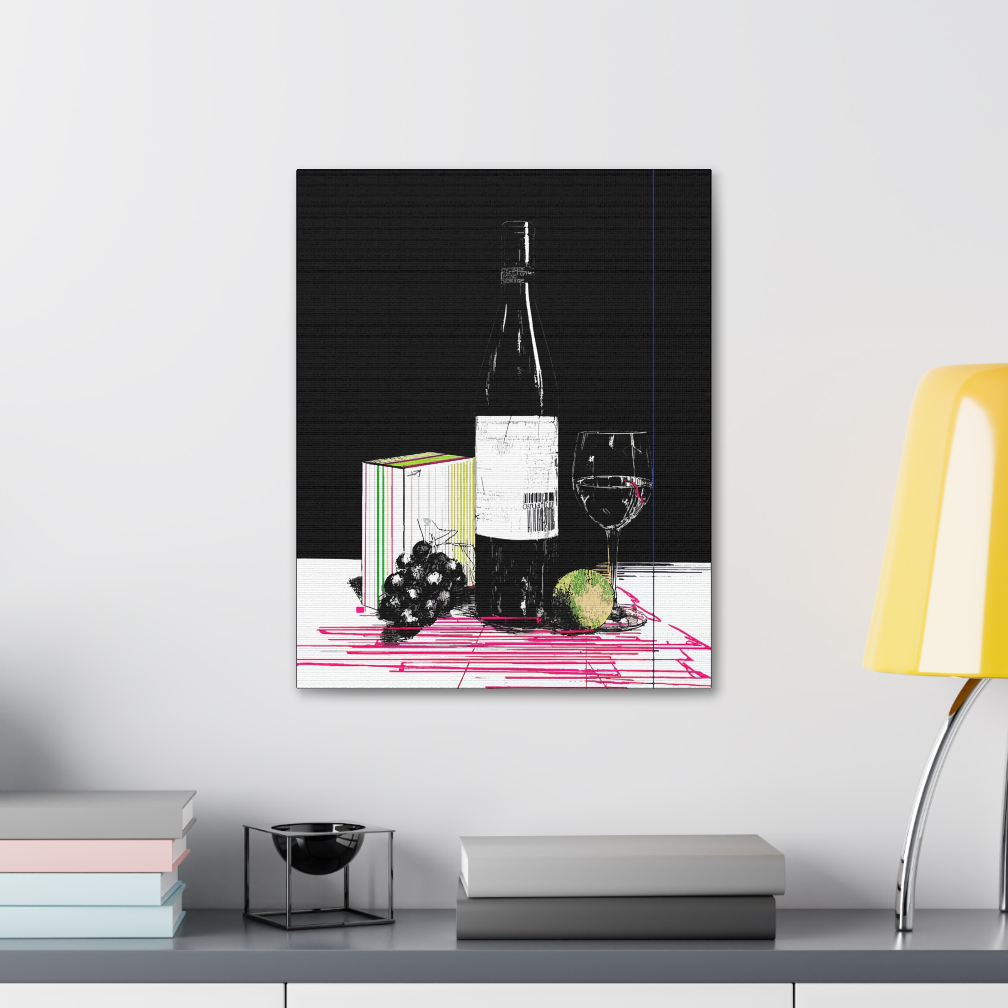 Wine-Themed Canvas Art Print - Elegant Decor for Home & Dining - Image 7