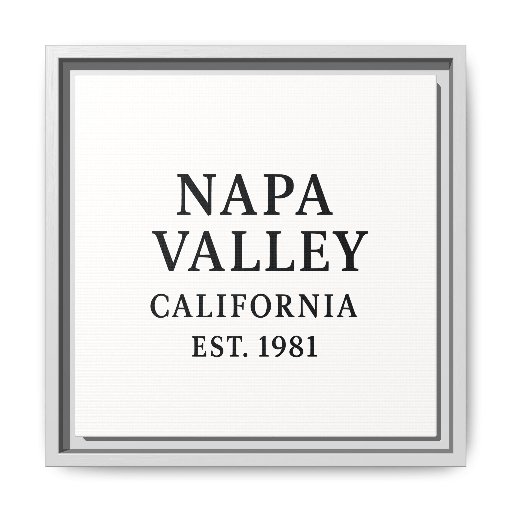 Napa Valley California Wine Region Typography Canvas Print for Kitchen, Bar, or Tasting Room Wall Decor - Image 69