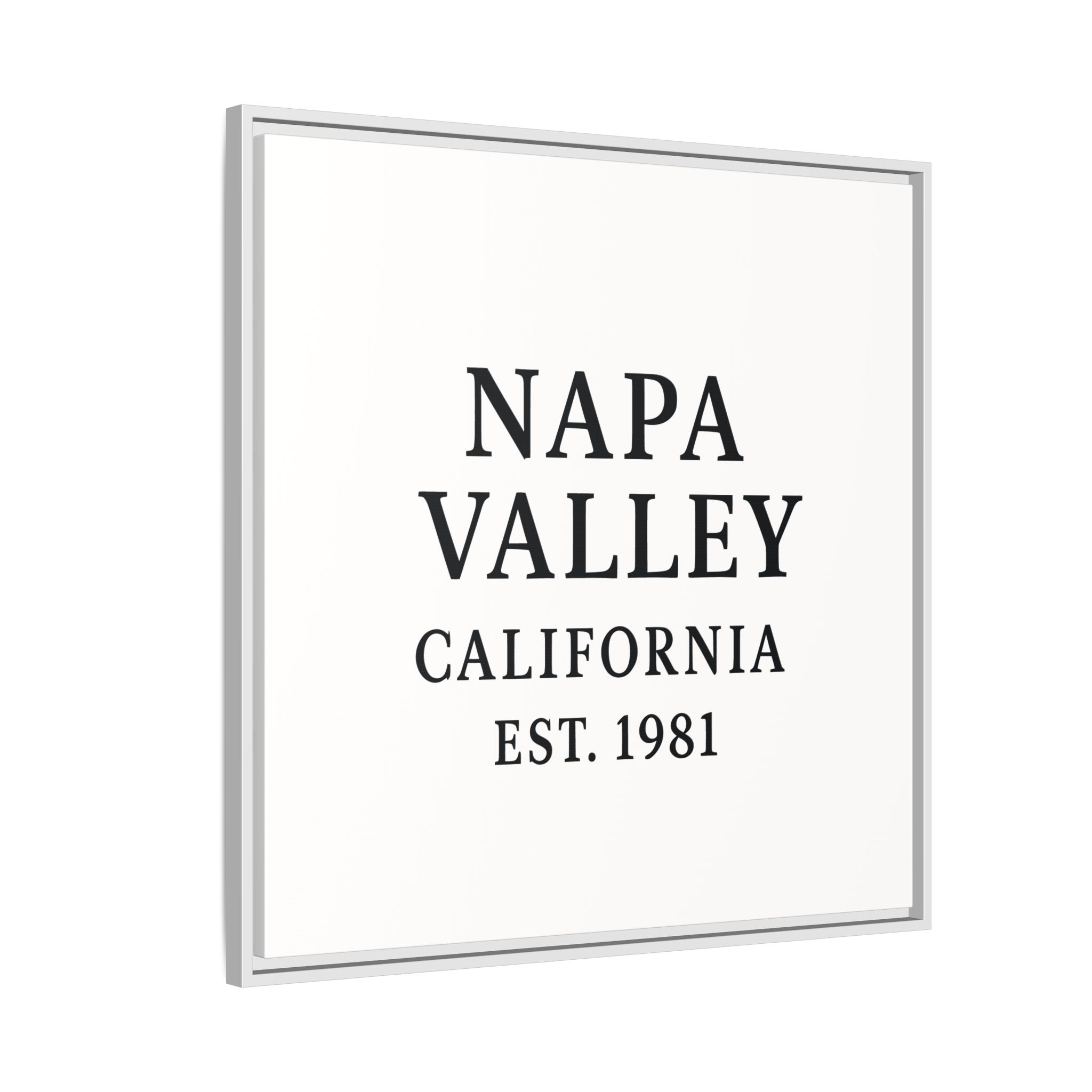 Napa Valley California Wine Region Typography Canvas Print for Kitchen, Bar, or Tasting Room Wall Decor - Image 106