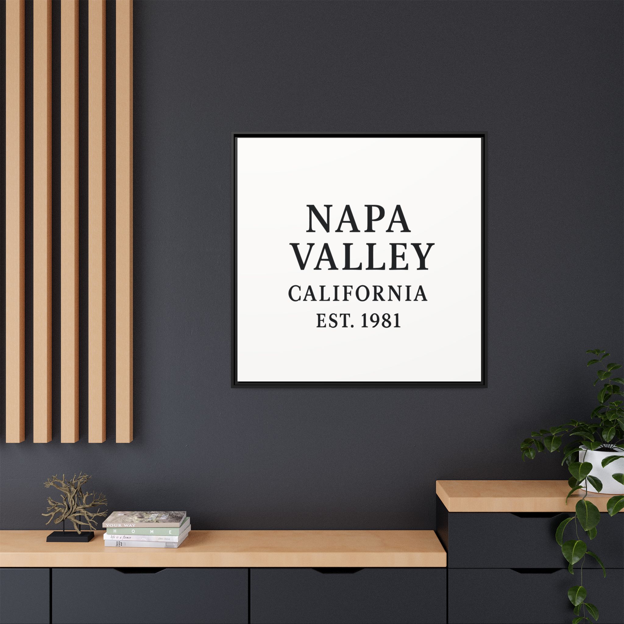 Napa Valley California Wine Region Typography Canvas Print for Kitchen, Bar, or Tasting Room Wall Decor - Image 112