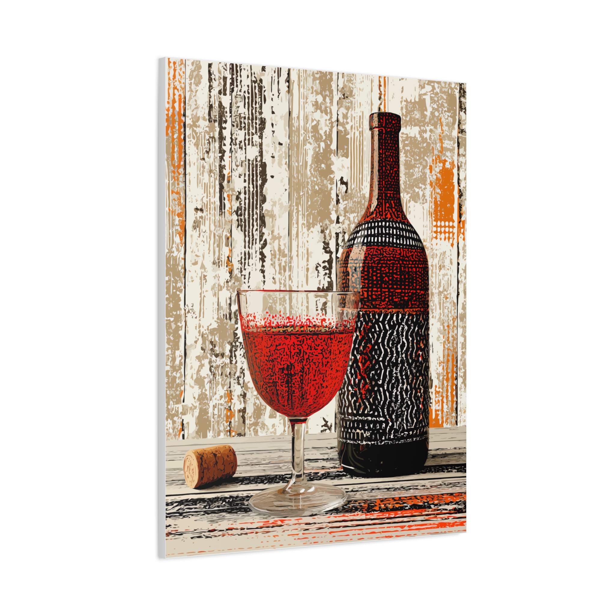 Wine-Themed Matte Canvas Wall Art - Perfect for Home Decor and Celebrations - Image 6