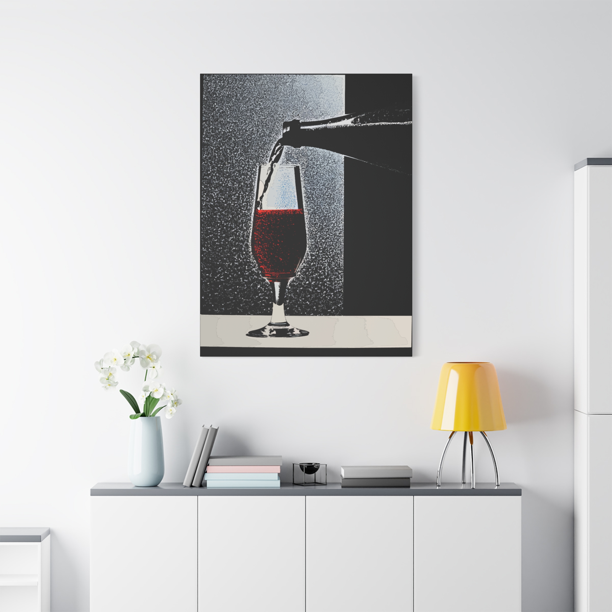 Vintage Champagne Art Print - Matte Canvas Wall Decor - Image 11