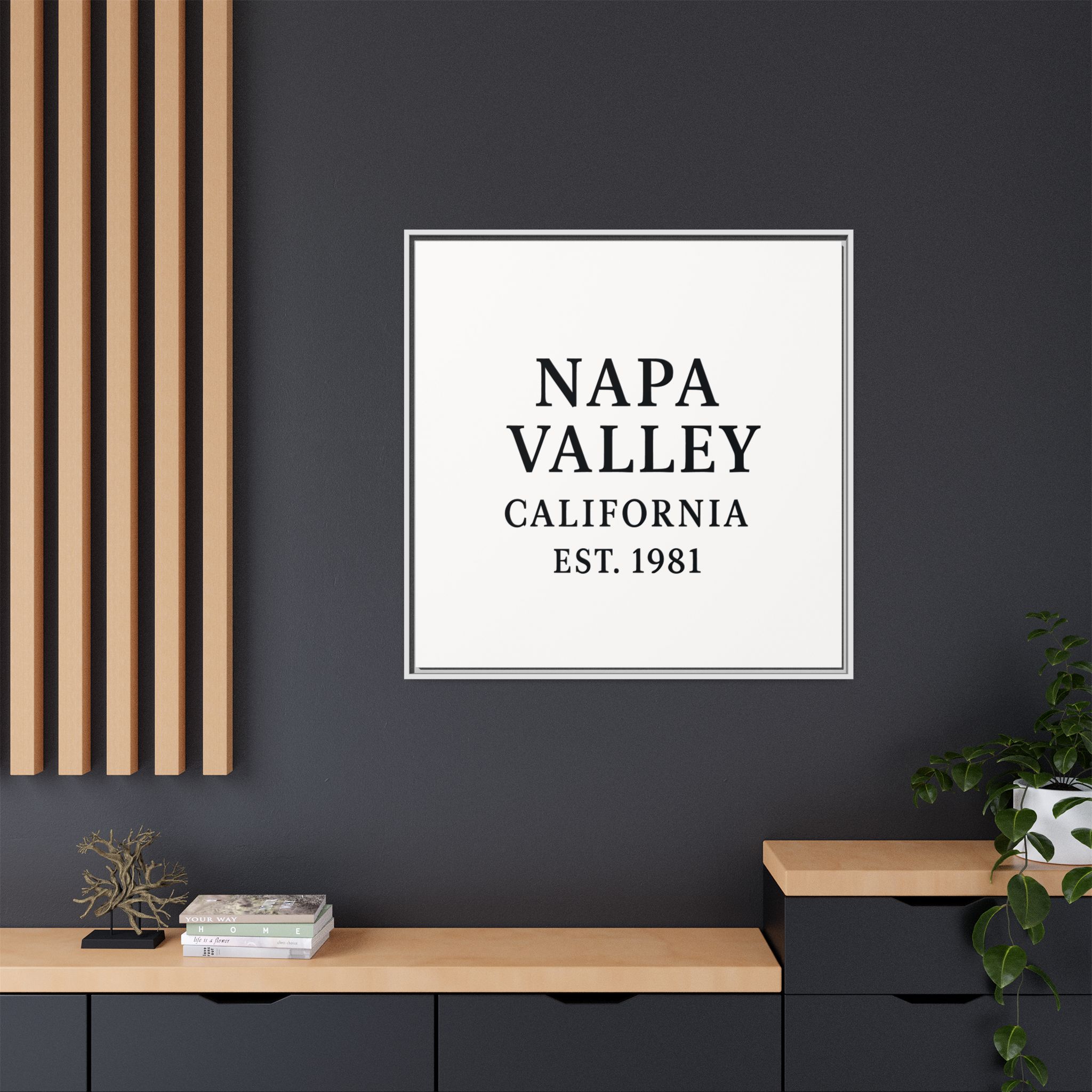 Napa Valley California Wine Region Typography Canvas Print for Kitchen, Bar, or Tasting Room Wall Decor - Image 120