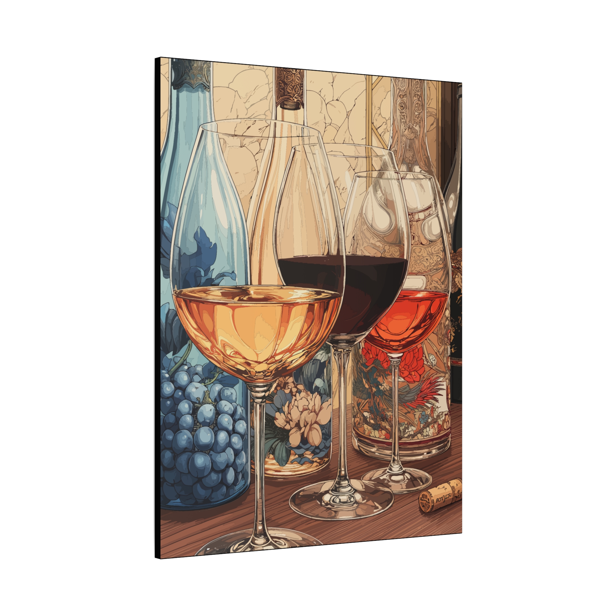Wine Lover's Art Canvas Print - Elegant Wall Decor for Home and Kitchen - Image 10