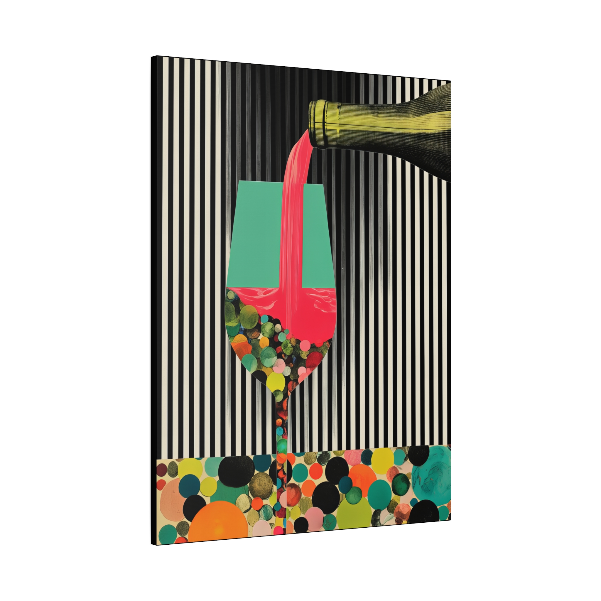 Colorful Champagne Canvas Art - Entertainers' Wall Décor - Image 10