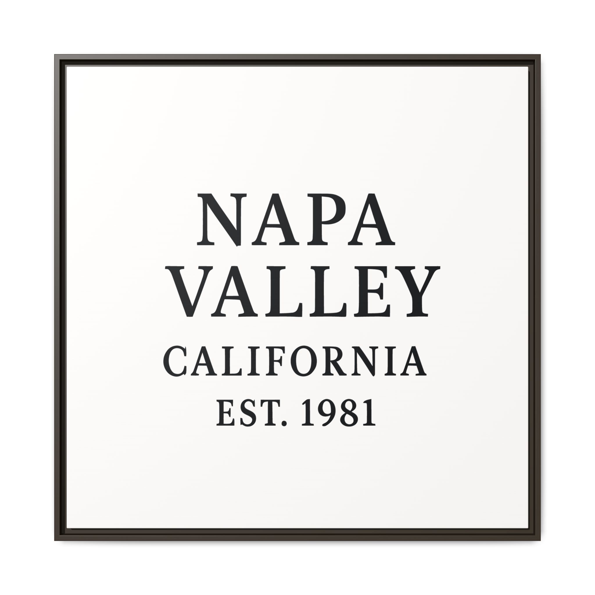 Napa Valley California Wine Region Typography Canvas Print for Kitchen, Bar, or Tasting Room Wall Decor - Image 113