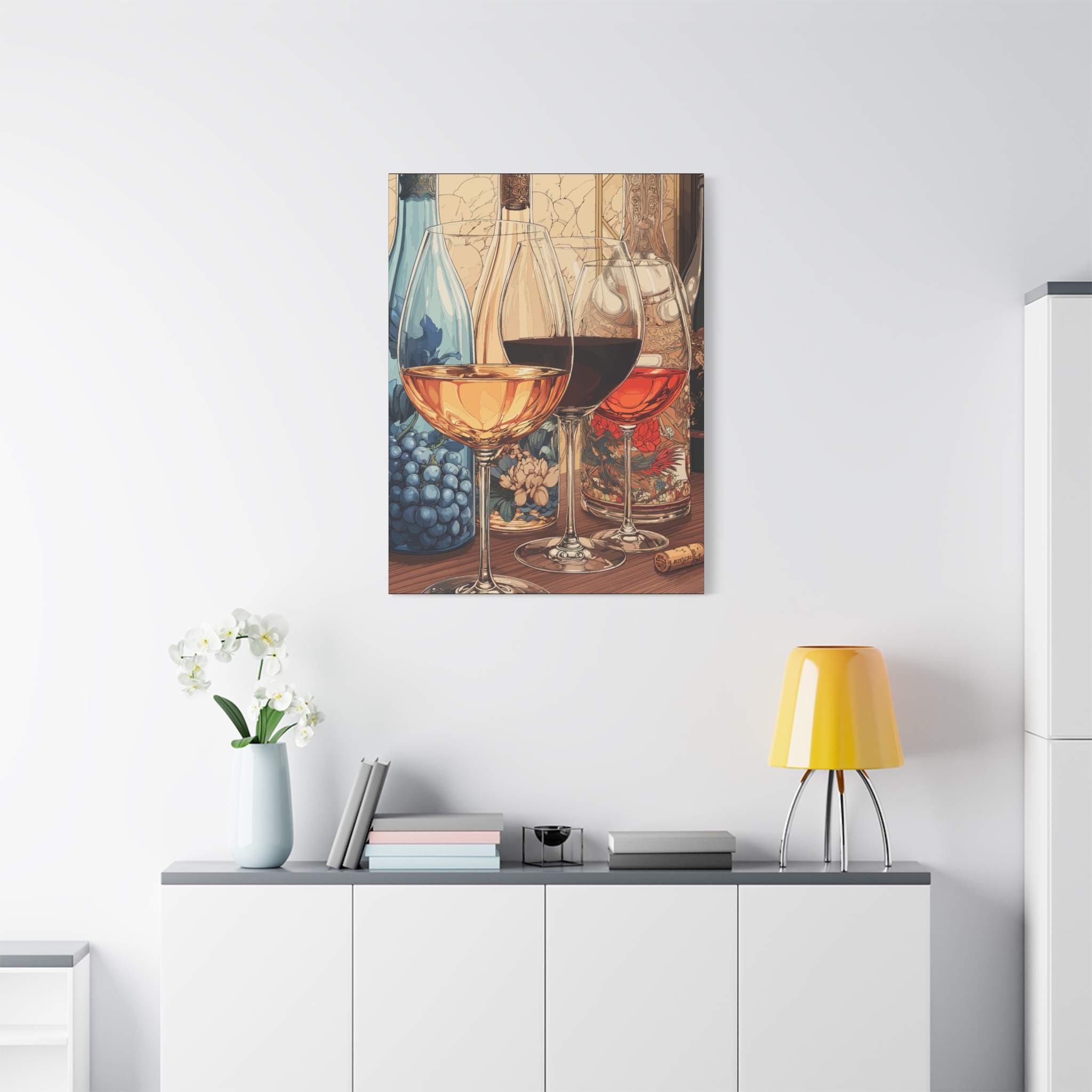 Wine Lover's Art Canvas Print - Elegant Wall Decor for Home and Kitchen - Image 7
