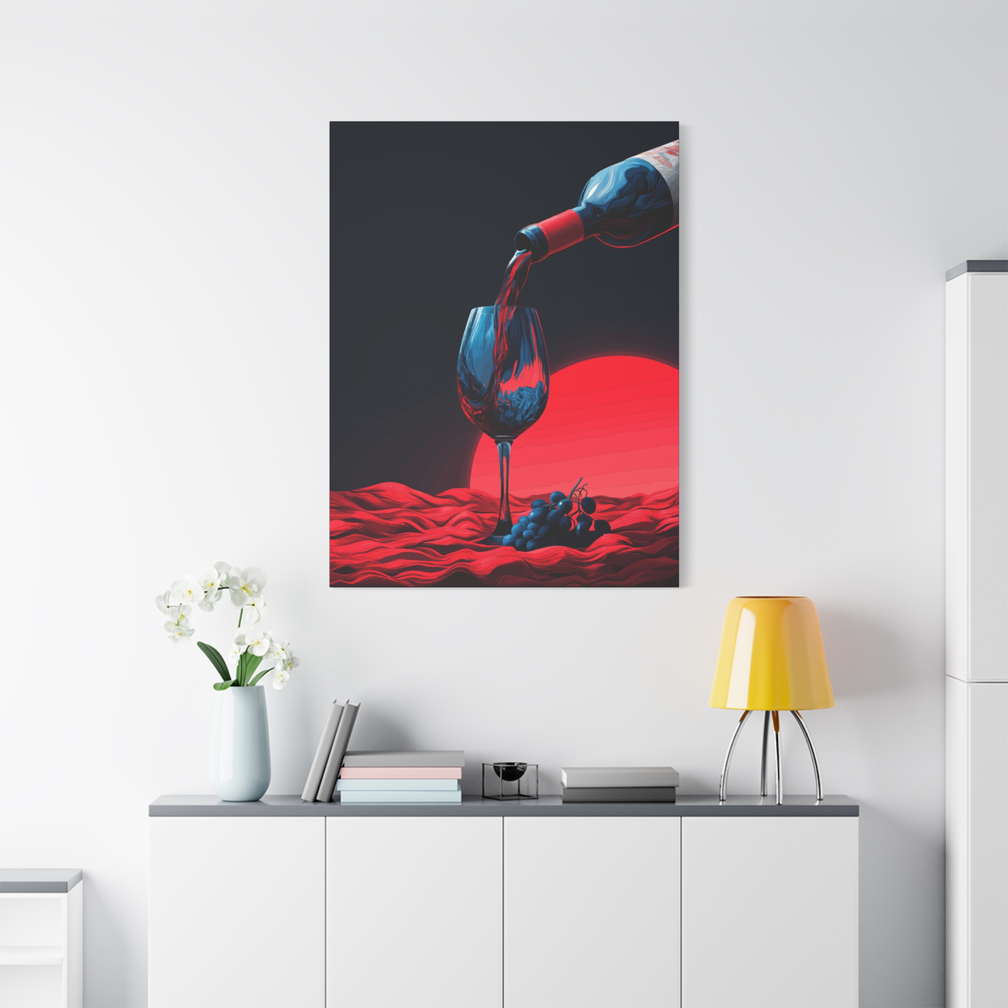 Wine-Themed Stretched Canvas Wall Art - Perfect for Wine Lovers & Home Decor - Image 11