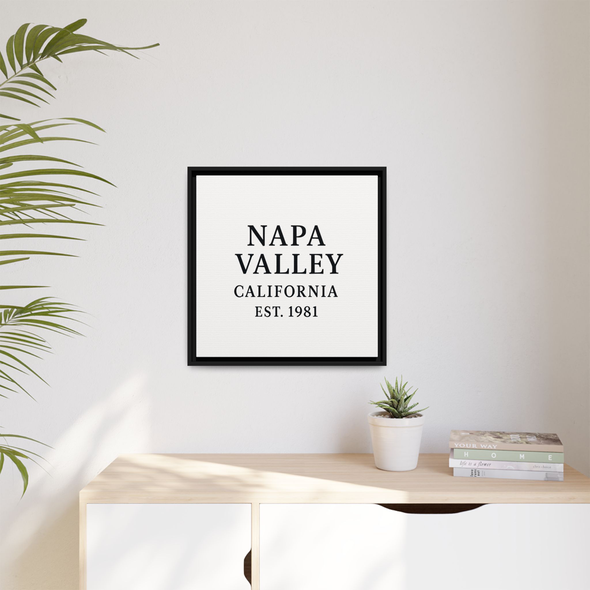 Napa Valley California Wine Region Typography Canvas Print for Kitchen, Bar, or Tasting Room Wall Decor - Image 87