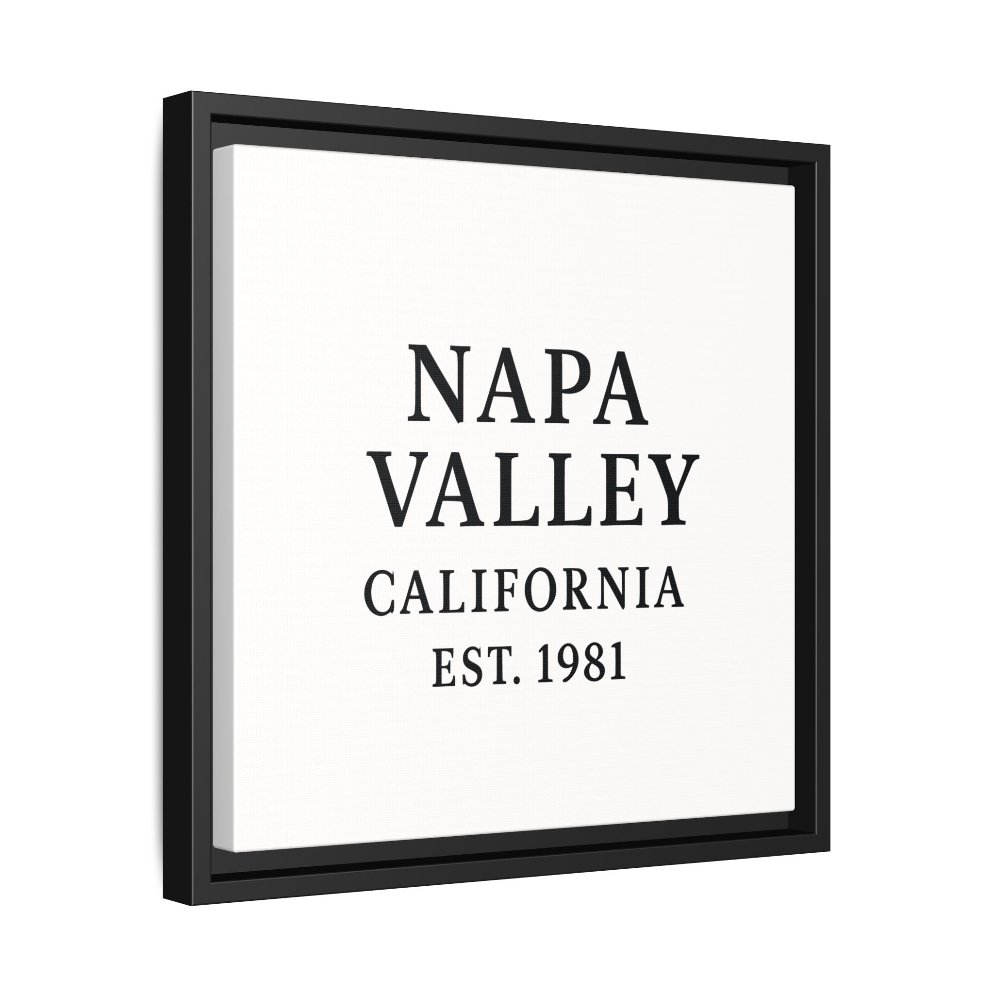 Napa Valley California Wine Region Typography Canvas Print for Kitchen, Bar, or Tasting Room Wall Decor - Image 2