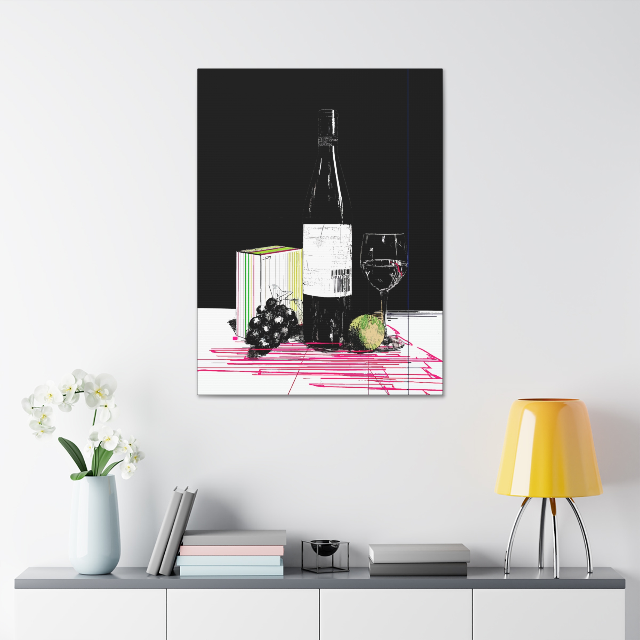 Wine-Themed Canvas Art Print - Elegant Decor for Home & Dining - Image 12
