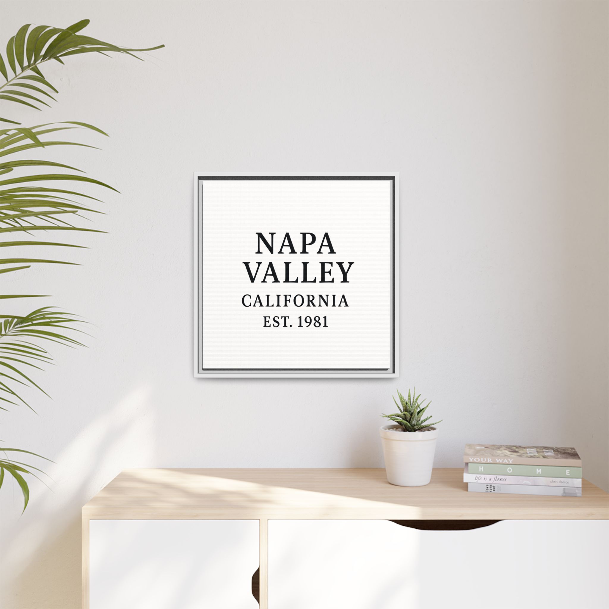 Napa Valley California Wine Region Typography Canvas Print for Kitchen, Bar, or Tasting Room Wall Decor - Image 95