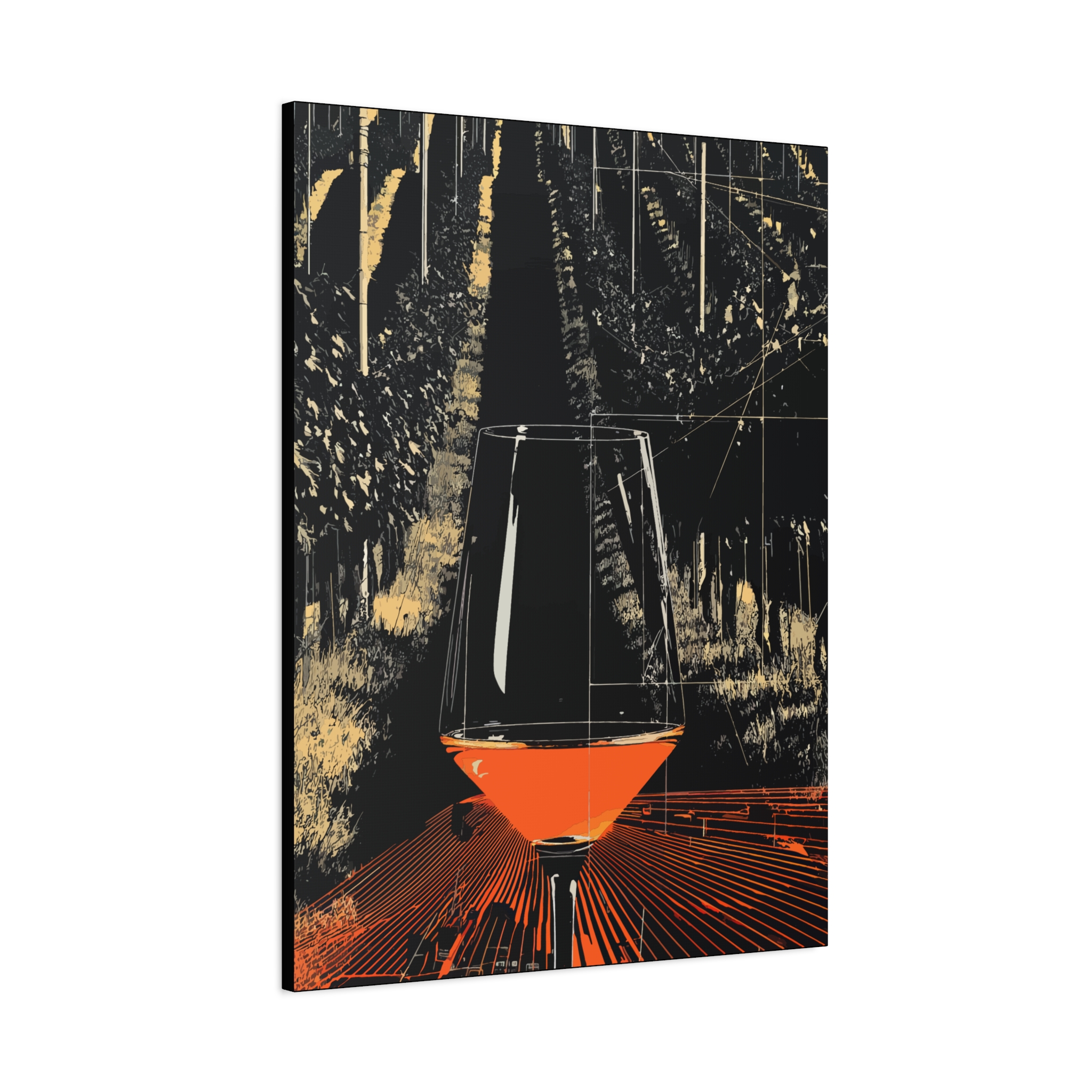 Wine Lover's Matte Canvas Art - Stretched Vineyard Artwork for Home Decor - Image 6