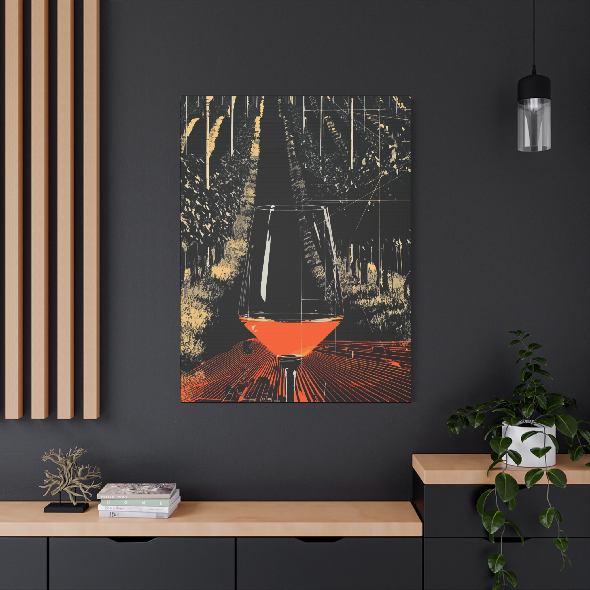 Wine Lover's Matte Canvas Art - Stretched Vineyard Artwork for Home Decor - Image 12