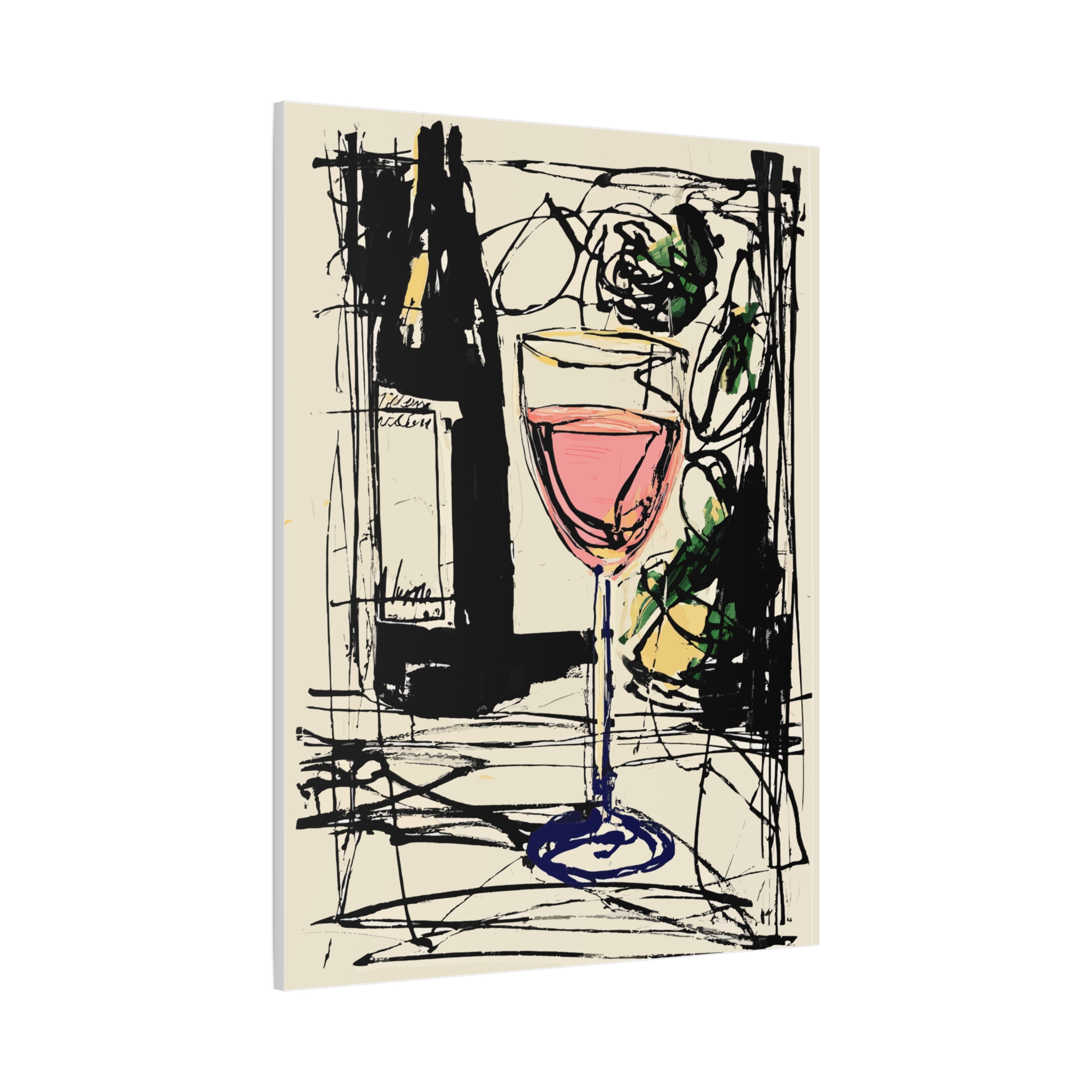Wine-Themed Matte Canvas Art for Home Decor - Image 10