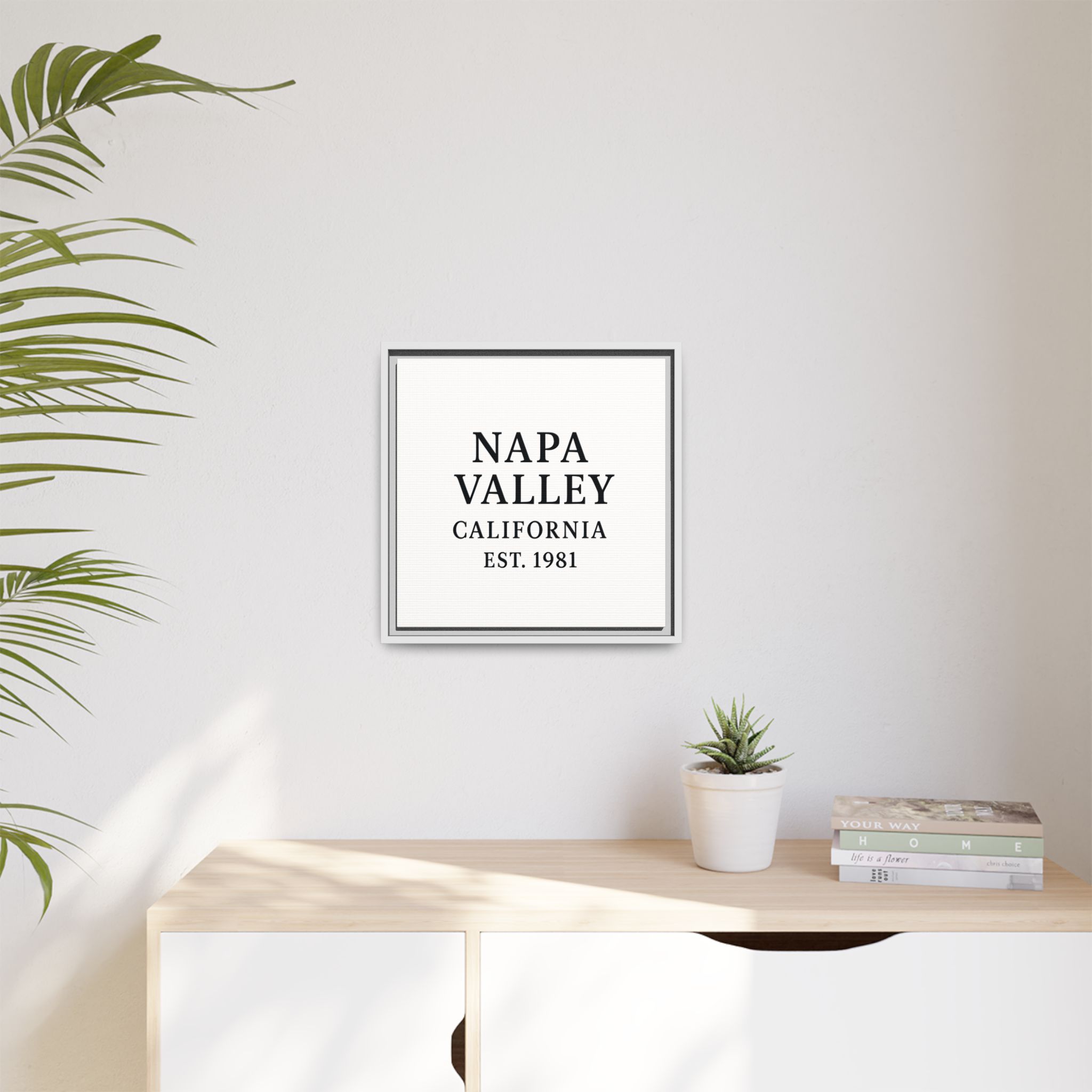 Napa Valley California Wine Region Typography Canvas Print for Kitchen, Bar, or Tasting Room Wall Decor - Image 83
