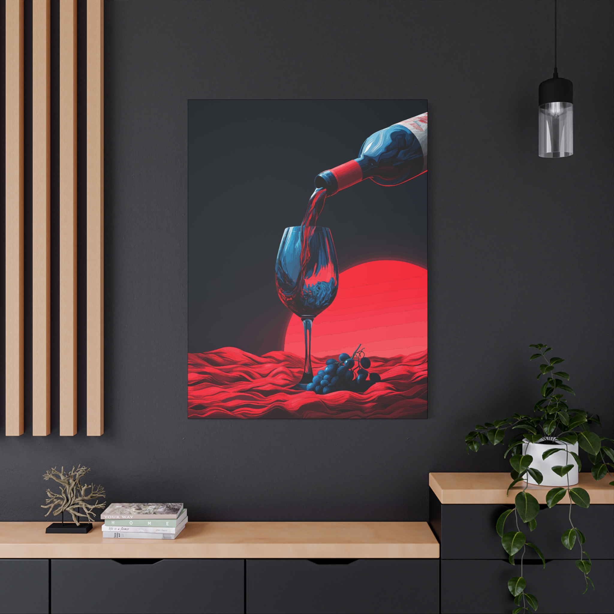 Wine-Themed Stretched Canvas Wall Art - Perfect for Wine Lovers & Home Decor - Image 12