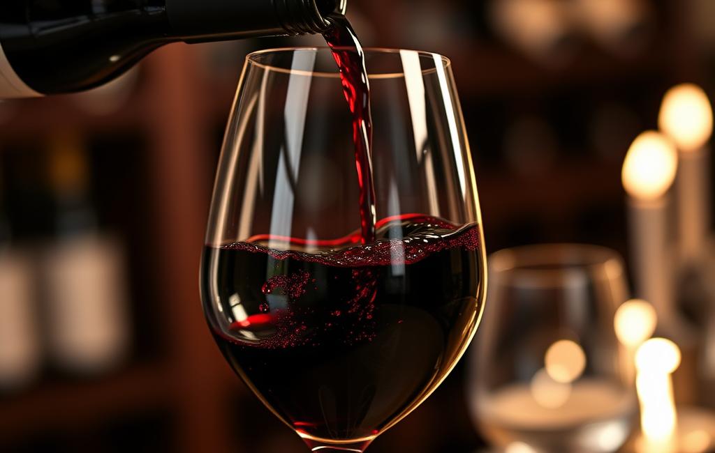 Collector's pour of Catena Zapata Adrianna Vineyard River Malbec 2021.