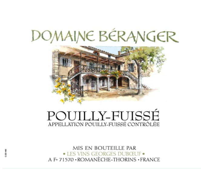 Duboeuf Domaine Beranger Pouilly-Fuisse 2022 Review