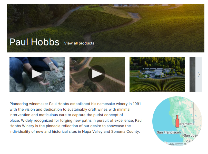 Paul Hobbs George Menini Estate Pinot Noir 2022