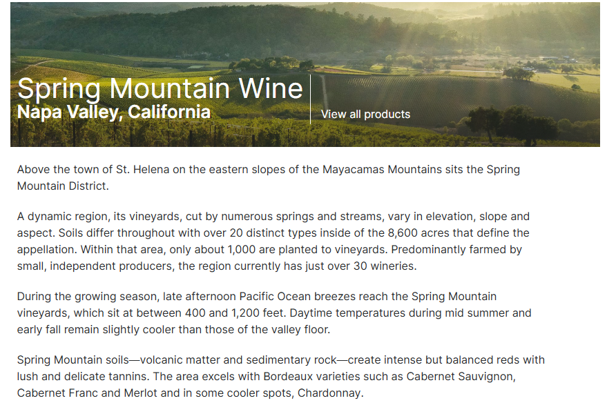 Keenan Spring Mountain Mailbox Vineyard Reserve Merlot 2020