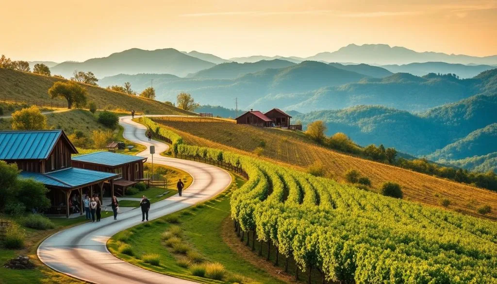 Texas Hill Country Virginia wine road