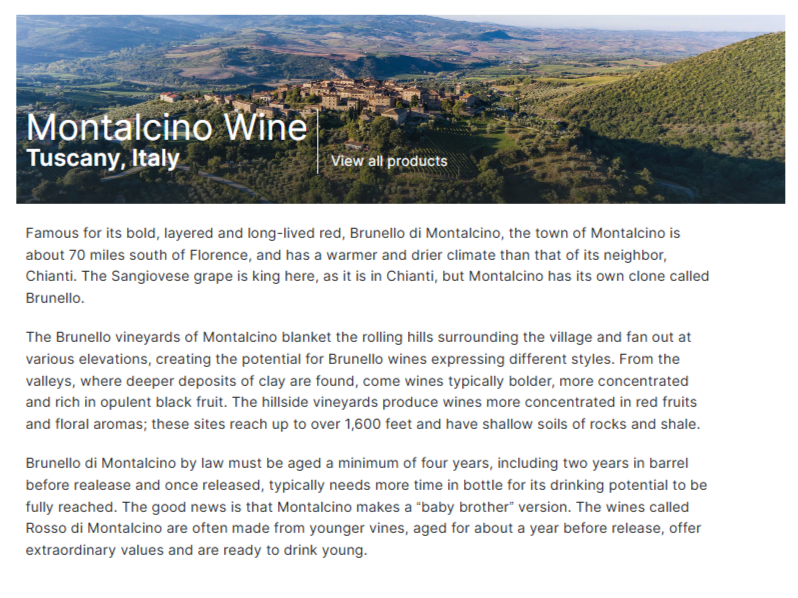 Valdicava Madonna del Piano Brunello di Montalcino Riserva 2019