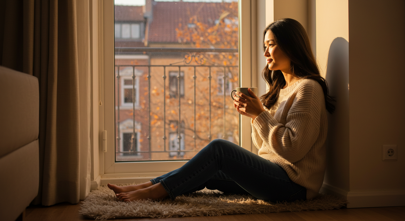 Woman confidently setting expectations in a professional setting